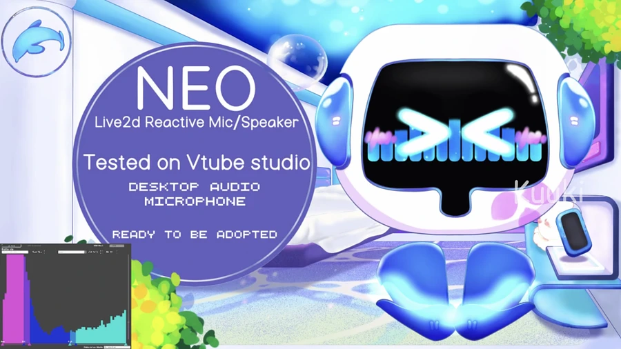 [Live2d Reactive Mic/Speaker] Neo 🍃 product image (3)