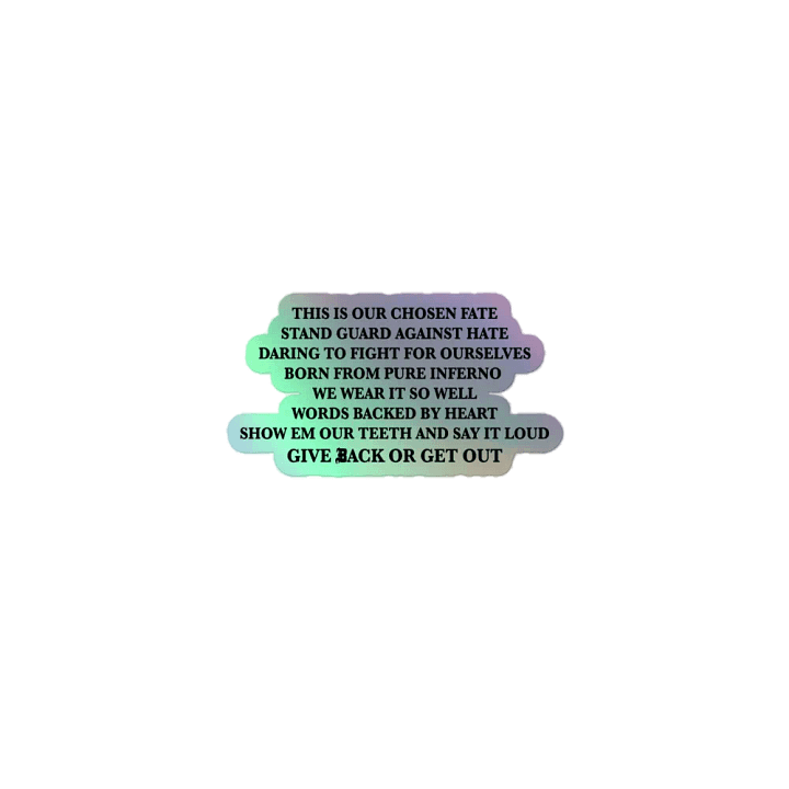 Mantra Holo sticker product image (1)