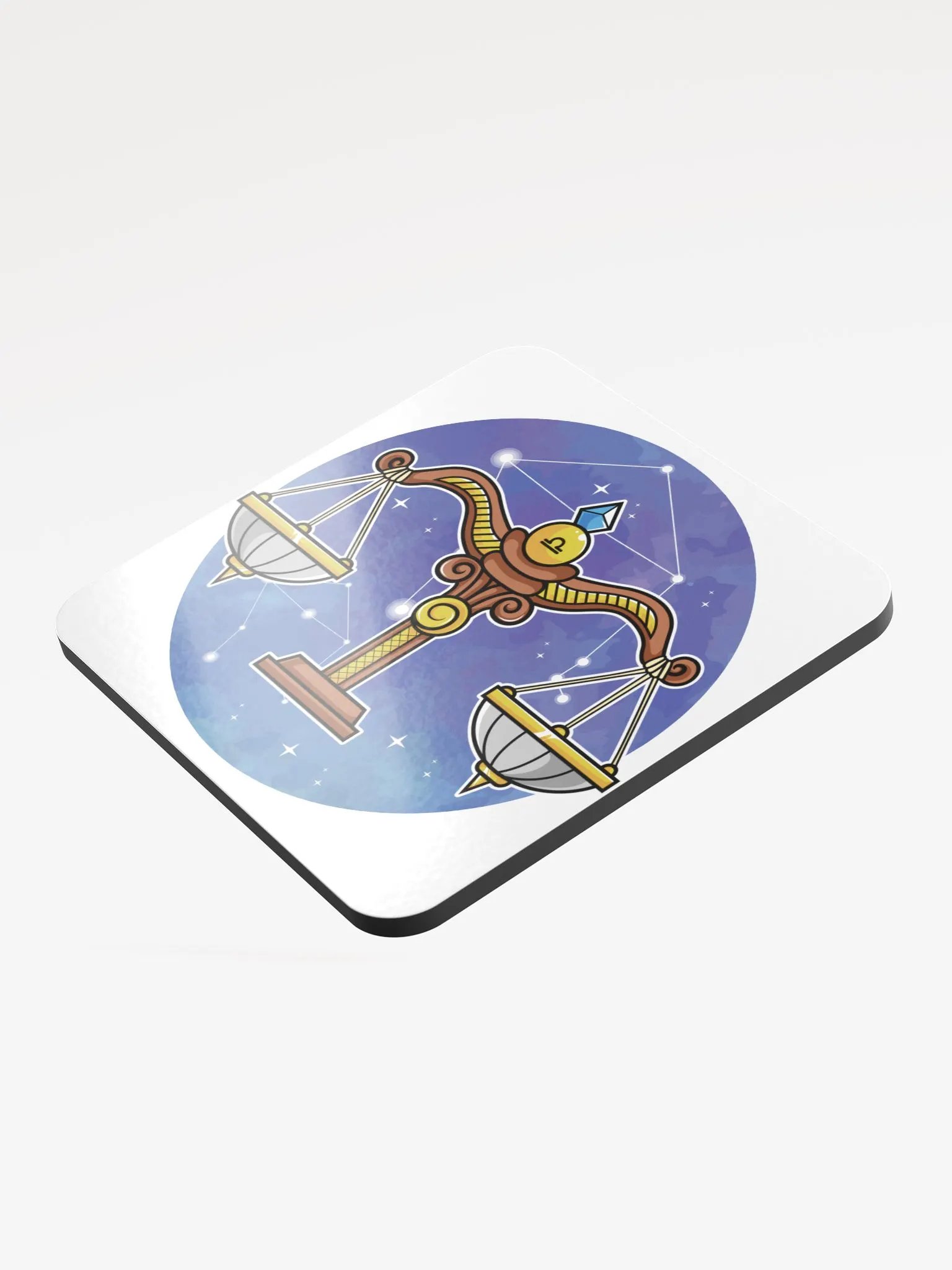 Starry Libra Balance Cork Coaster product image (3)