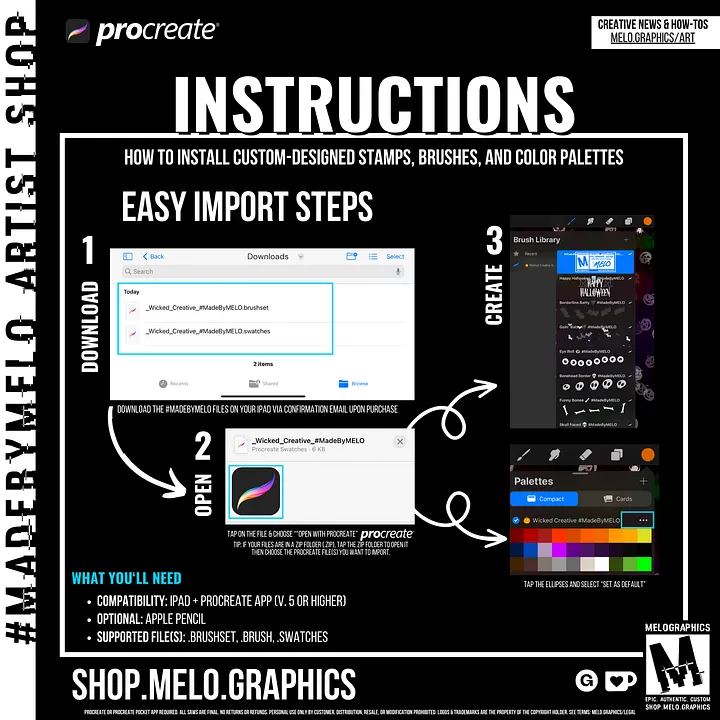 Bubblicious Procreate Brush Set | #MadeByMELO product image (2)