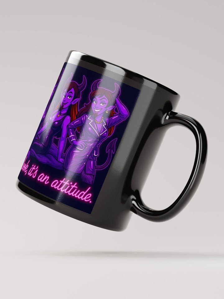 Sexy Attitude Mug – Jaz the Glam Demonette | Sassy Empowerment Coffee Cup product image (2)
