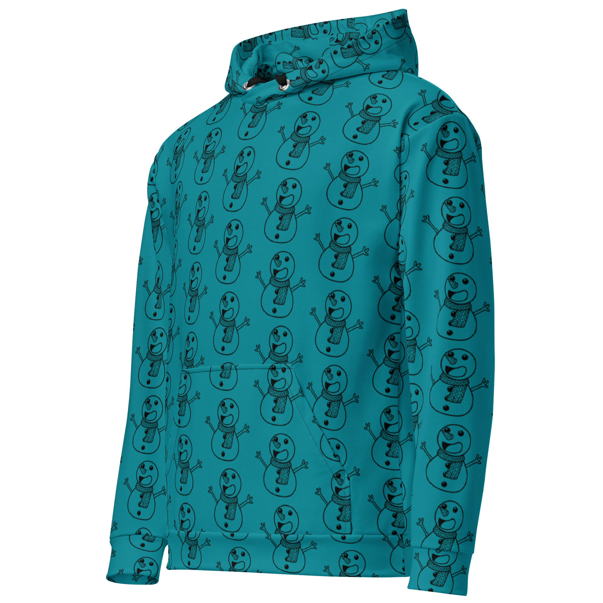 Happy Snowman Hoodie All-Over Print product image (2)