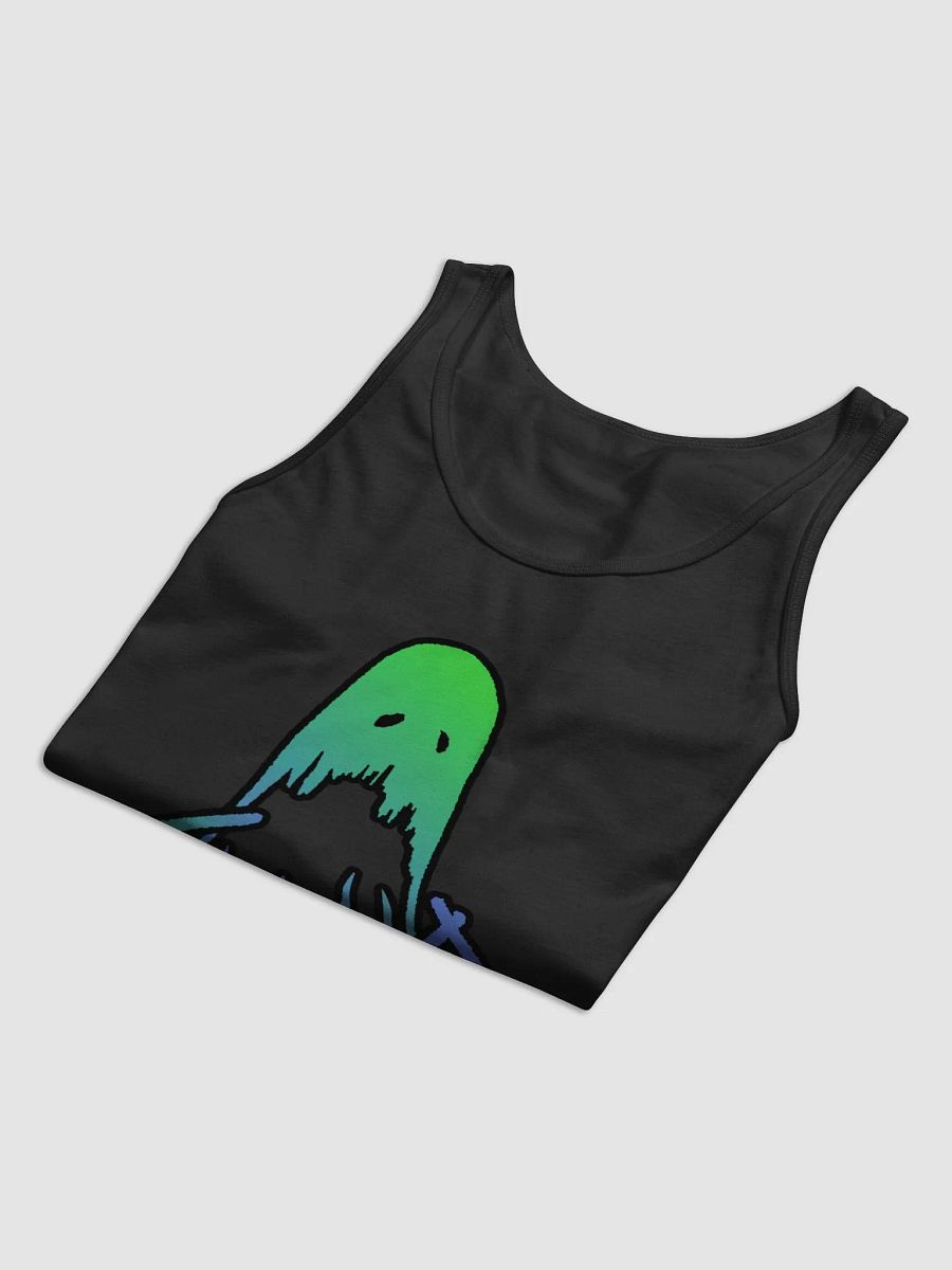 SaD Men's Style Tank Top Big Logo - Green and Blue product image (3)