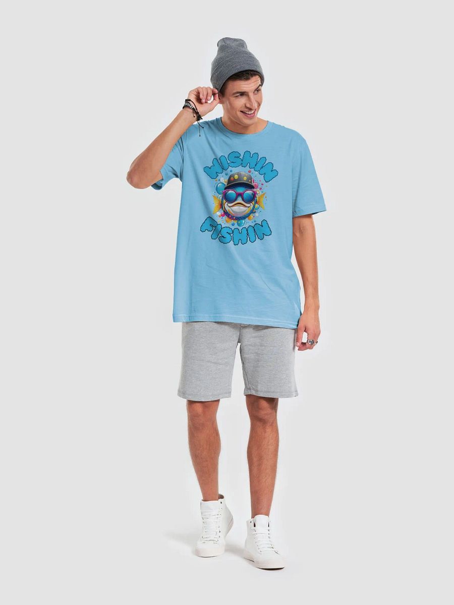 Wishin Fishin Cartoon Fish T-Shirt product image (40)