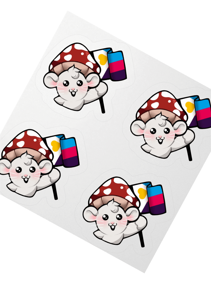Polyamorous Pride Flag Stickers product image (2)