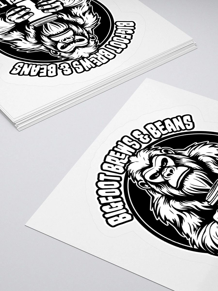 Bigfoot Brews & Beans: Coffee Worth the Hunt Sticker product image (2)