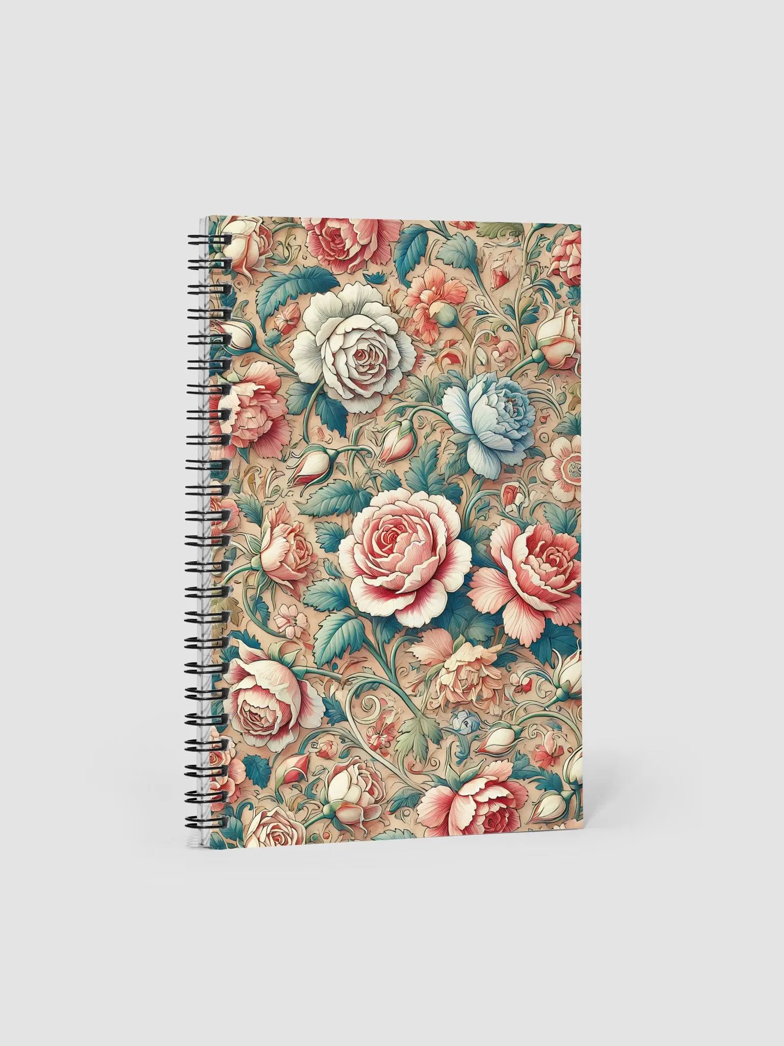 Royal Floral Spiral Notebook product image (1)