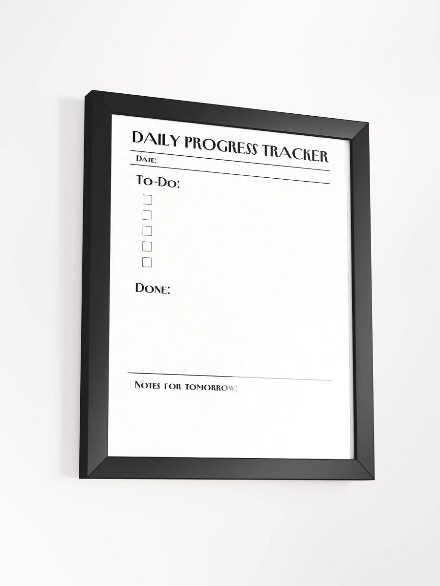 DAILY PROGRESS TRACKER (Manhattan design 1) product image (25)