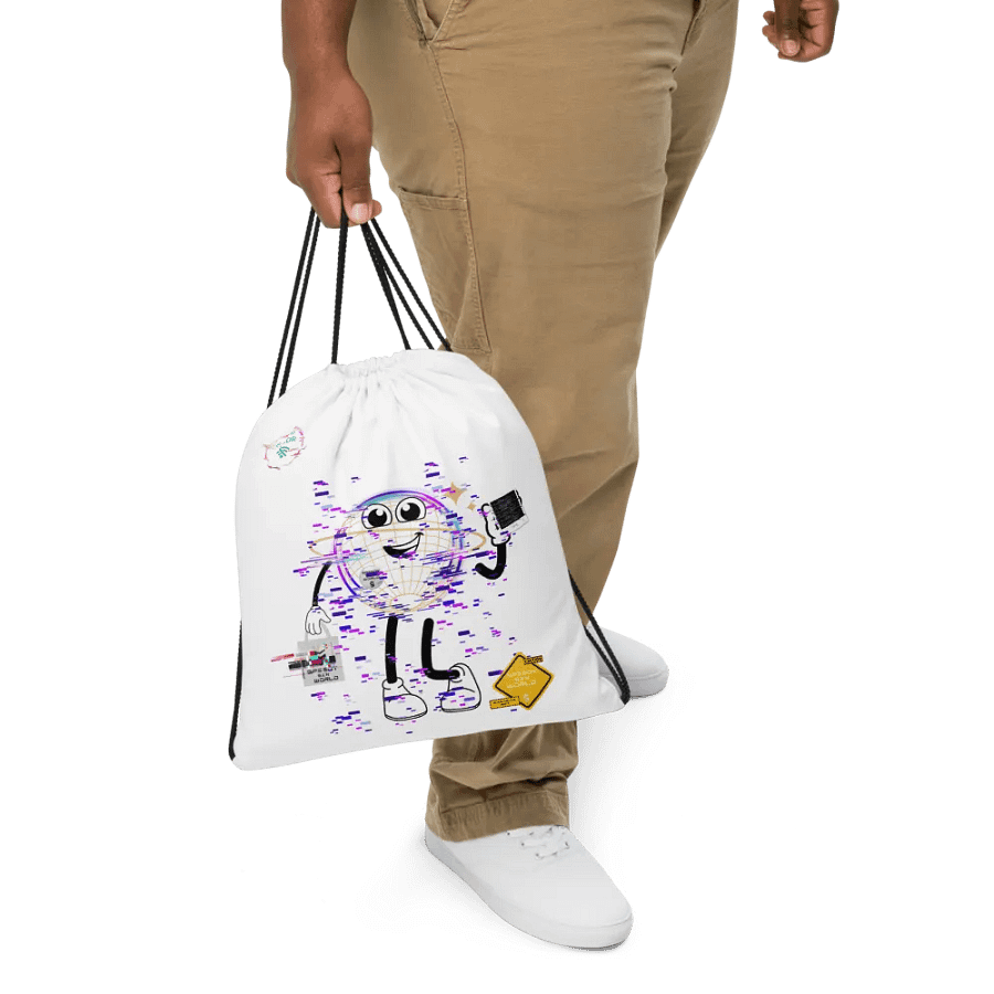Glitch W0rLD Gym bag product image (5)