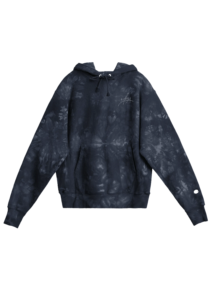 desu Star Logo Champion Tie Dye Hoodie product image (1)