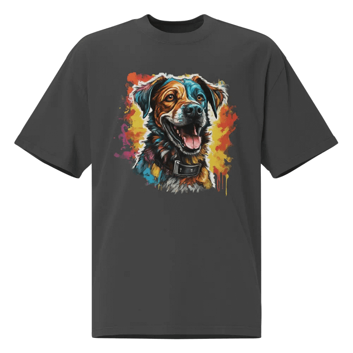 Vibrant Canine Bliss Faded T-Shirt product image (1)