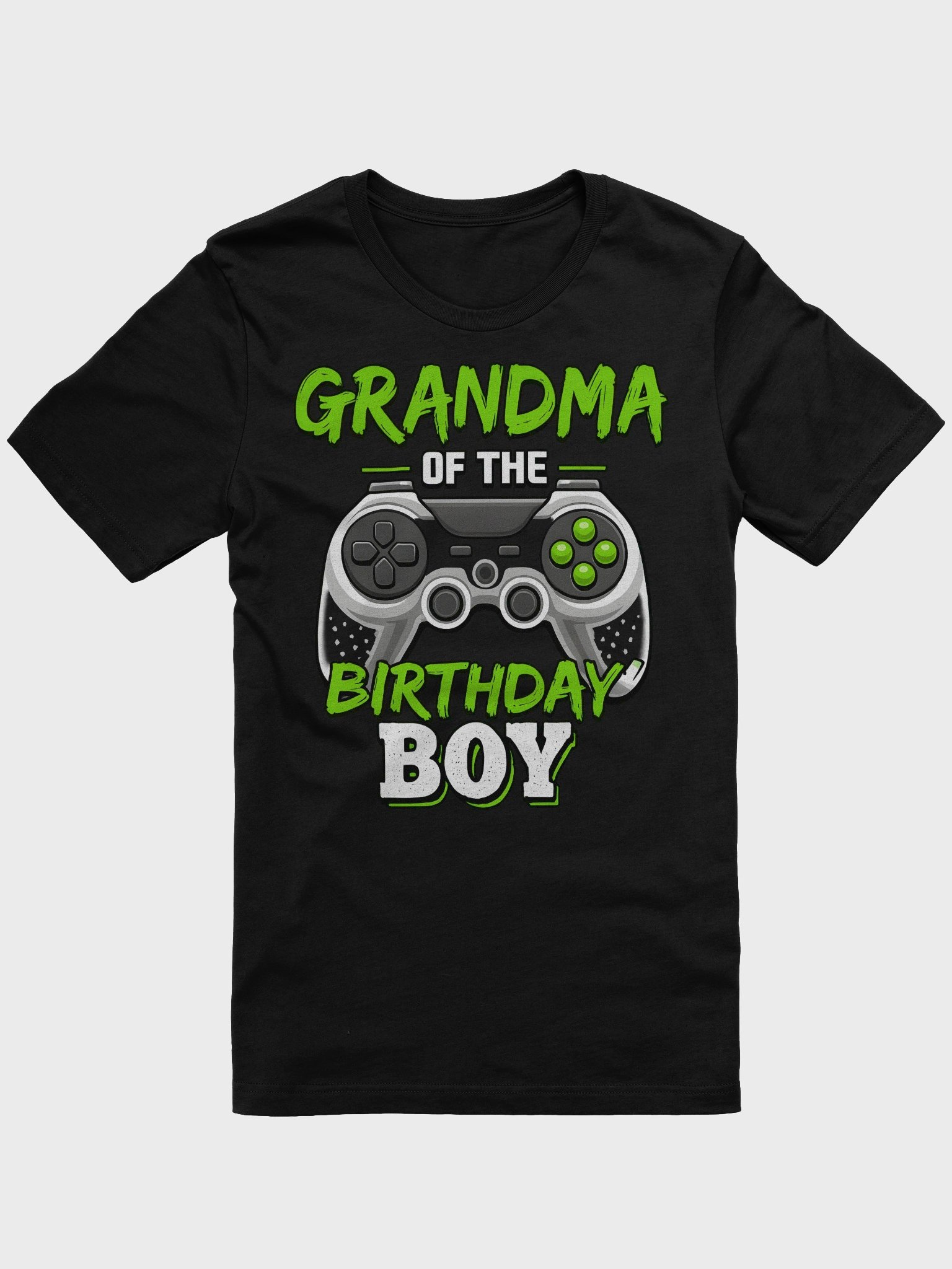 Grandma of the Birthday Boy – Funny Gamer Grandma T-Shirt for Parties product image (1)