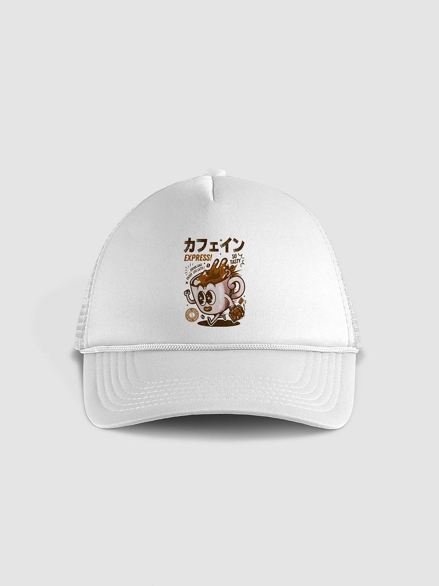 Morning Coffee Retro Cartoon Espresso Coffee Trucker Hat product image (29)