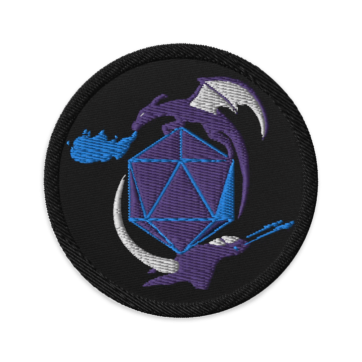 Embroidered Dice Versa Logo Patch product image (1)