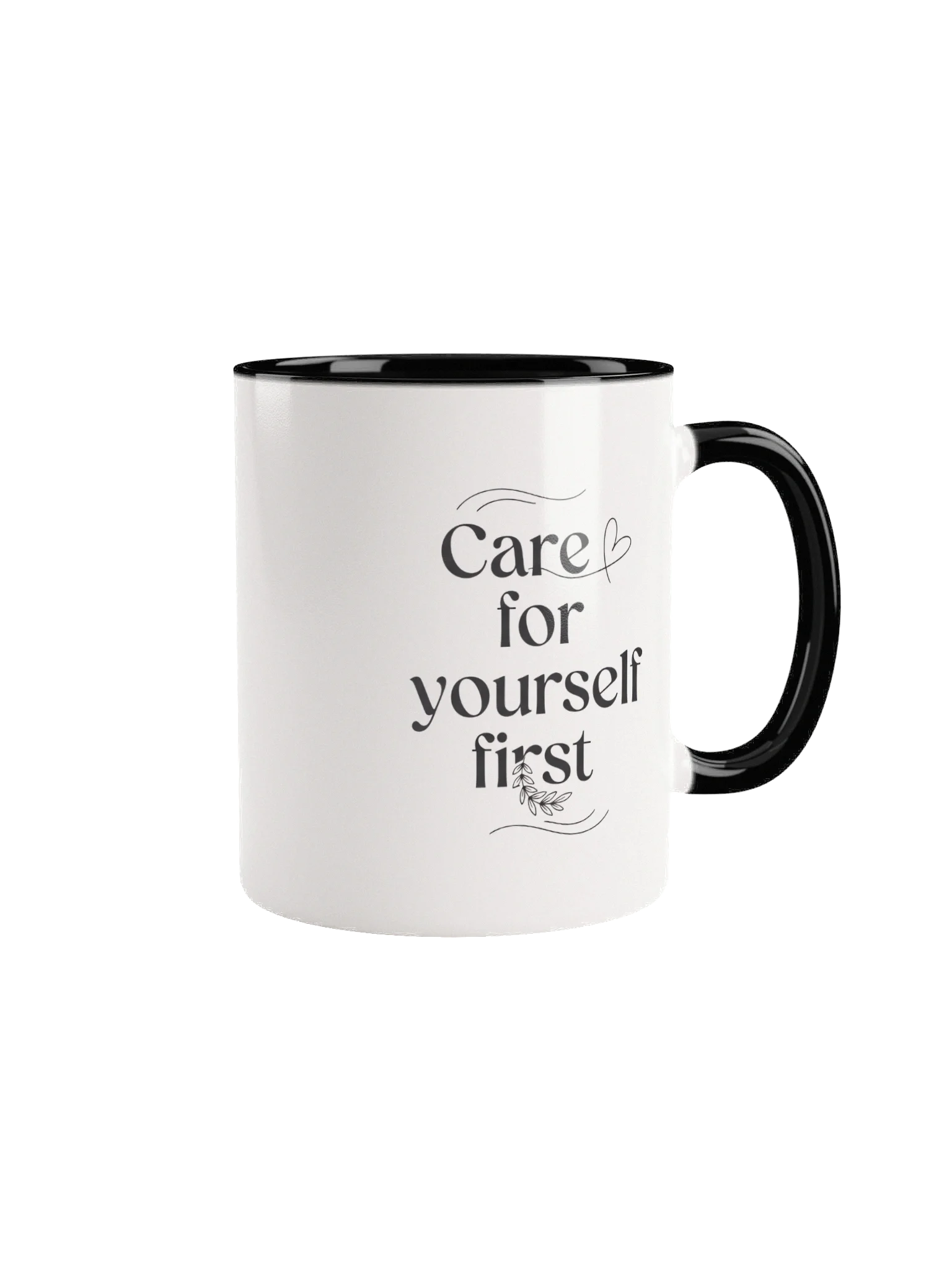 Care for Yourself First” Inspirational Self-Care Coffee Mug – Motivational Gift for Mental Wellness product image (1)