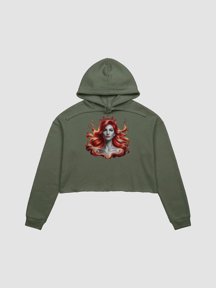 Flaming queen Crop Hoodie product image (1)