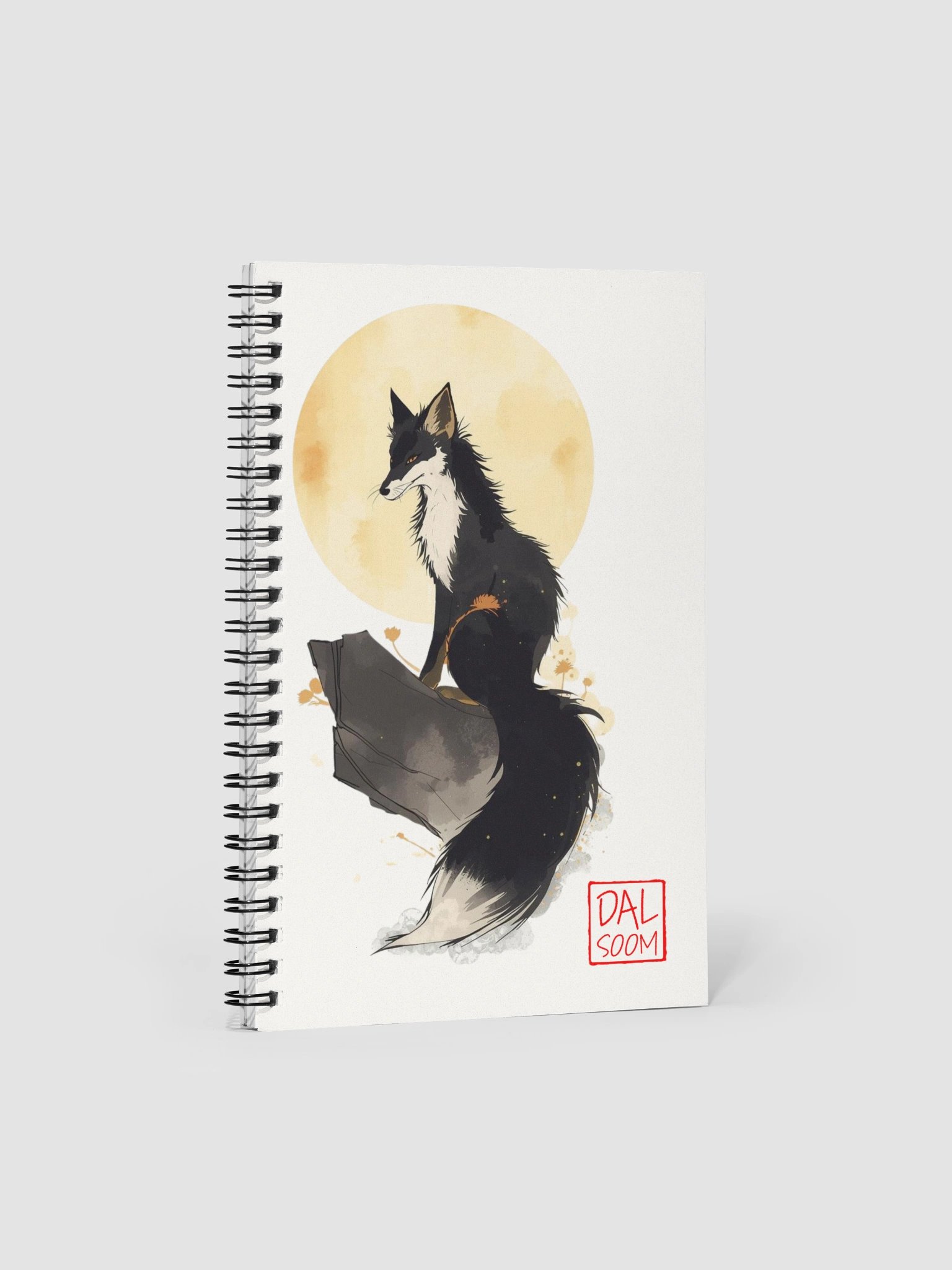 Moonlit Fox Spiral Notebook product image (3)