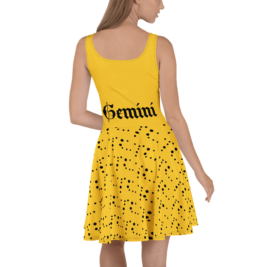 Symmetrical Faces All-Over Print Skater Dress product image (4)