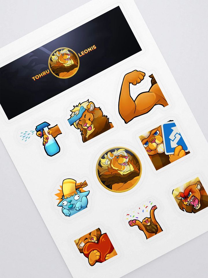 Emote and Logo Sticker Sheet product image (1)