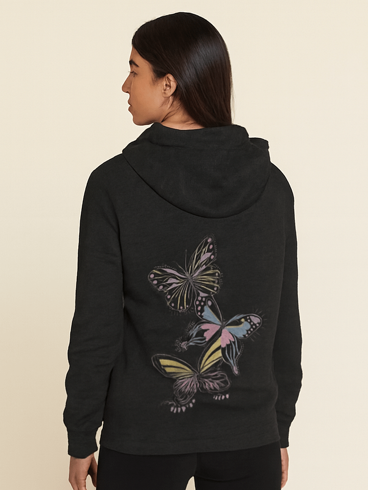 Whimsical Butterfly Trio Hoodie product image (1)