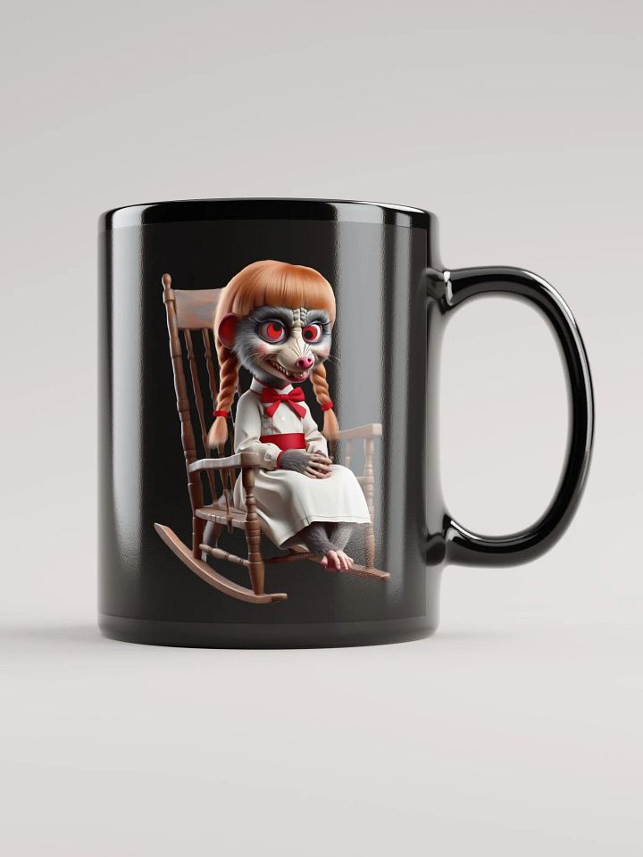 ''Annie-Bell The Possum'' Black Glossy Mug product image (1)