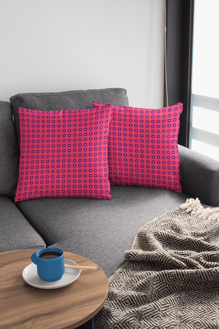 Abstract Red Throw Pillow product image (1)