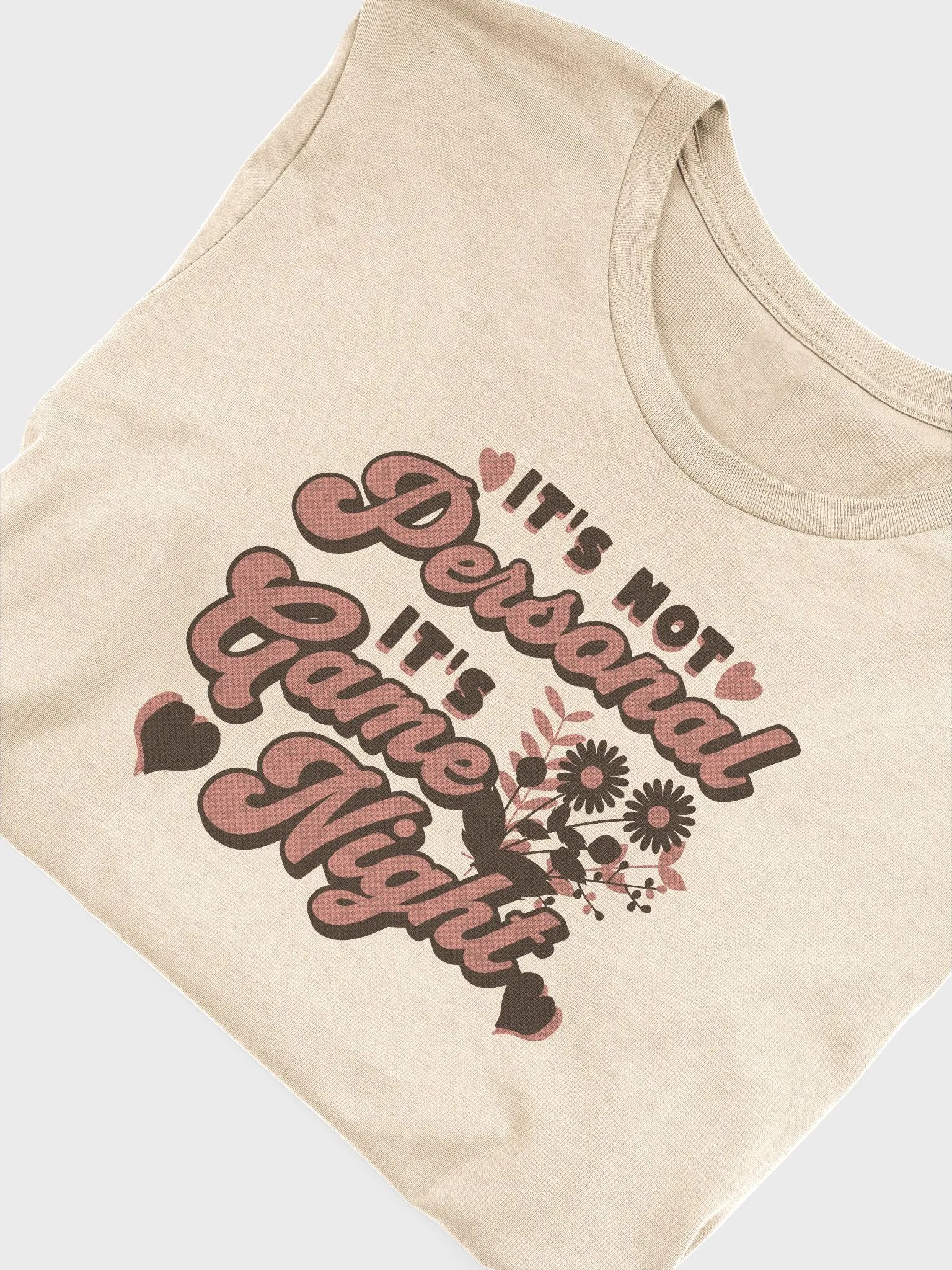 Retro Gamer Girl Shirt, Pretty Board Game Shirt for Women, It's not Personal It's Game night, on Soft Cream product image (7)