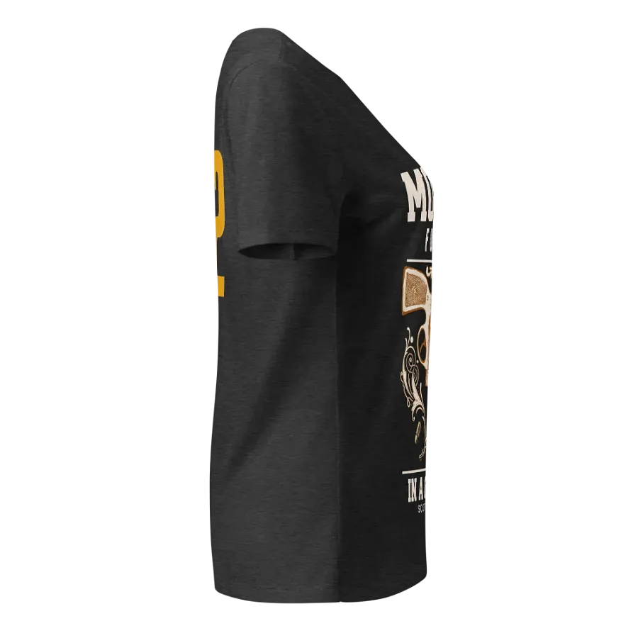 MF in a Gun Fight Women's V-Neck product image (24)