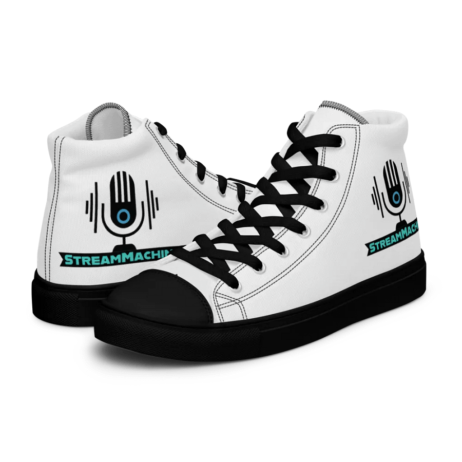 StreamMachine Women's High Top Canvas Shoes product image (8)