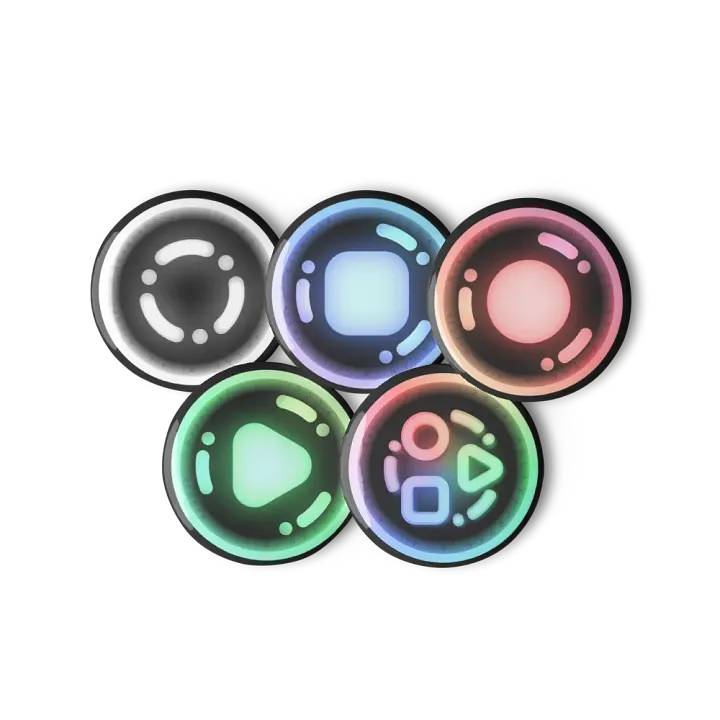 RelativRyan Pin Button Set #0 (On Black) product image (2)