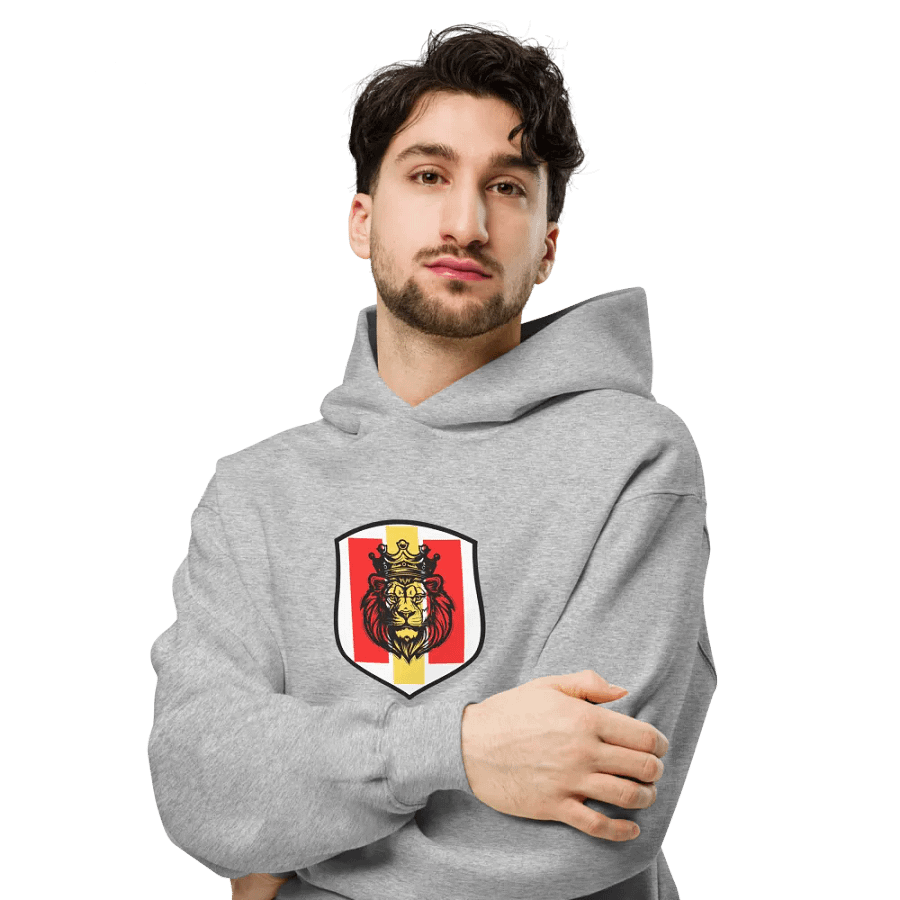 Sudadera con capucha gris - León Hispano product image (1)
