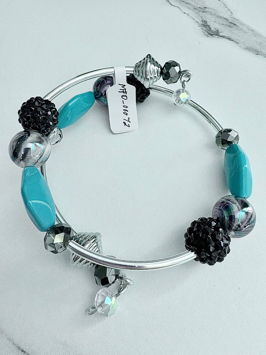 Handmade 8.25" Coil Bracelet | Coastal Charm Jewelry | by Monique Faella Designs™ | MFD-00072 product image (6)