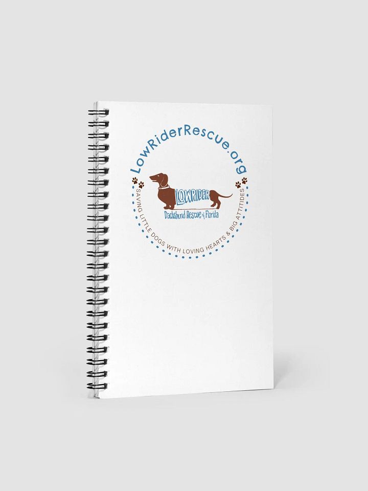 Low Rider Dachshund Rescue Notebook product image (1)