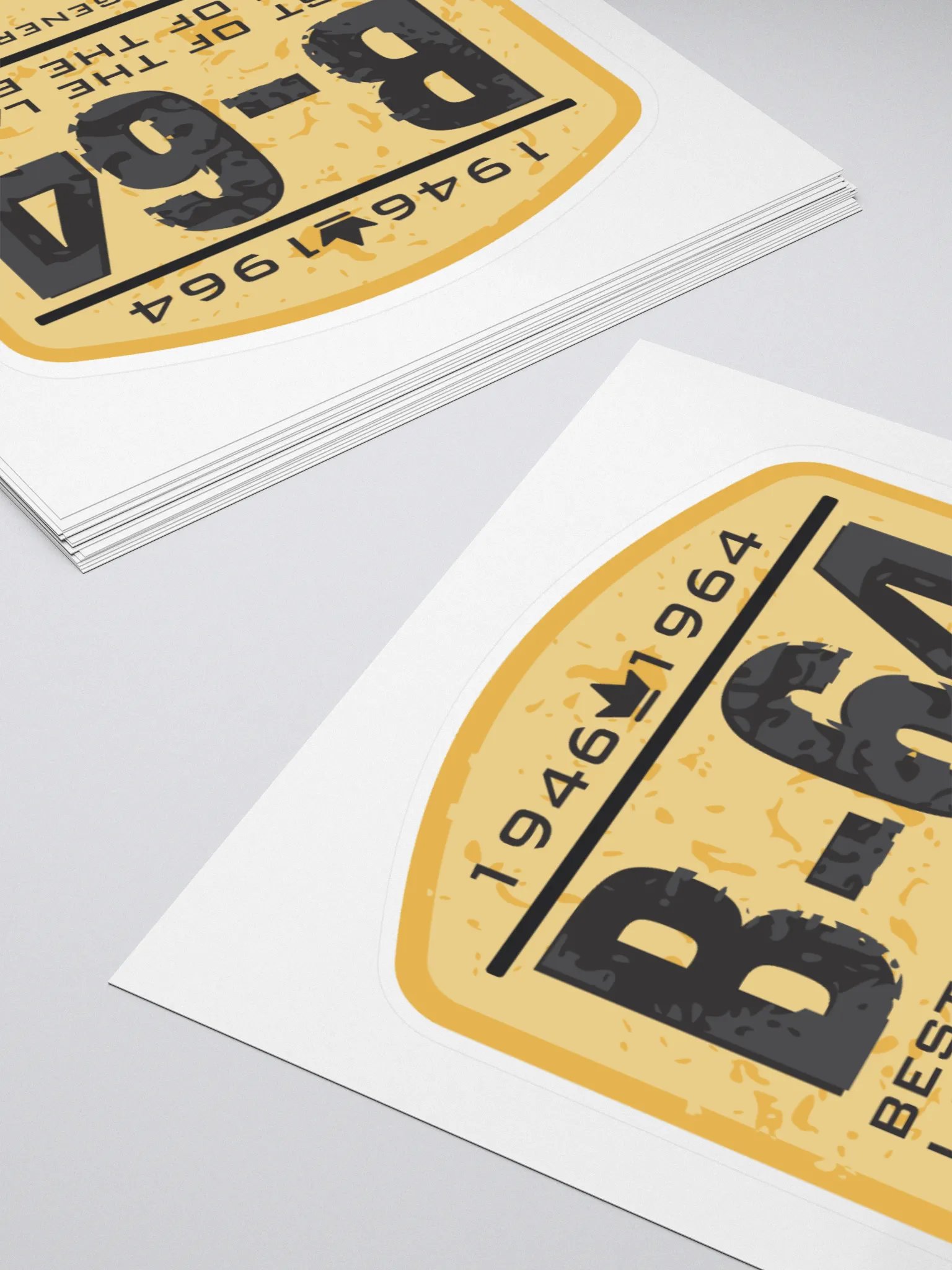 Boomer Generation Emblem Kiss Cut Stickers product image (4)