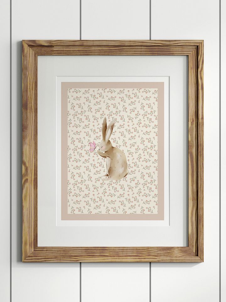 Bunny Boho Nursery Print 2 product image (1)
