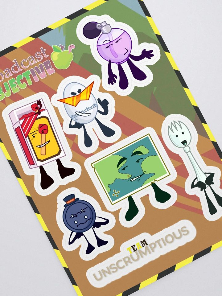 Team Unscrumptious Stickers product image (1)
