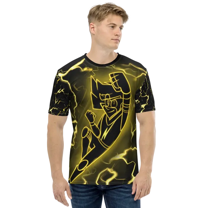 Swift Spark: Lightning Hero All-Over print Tee product image (1)