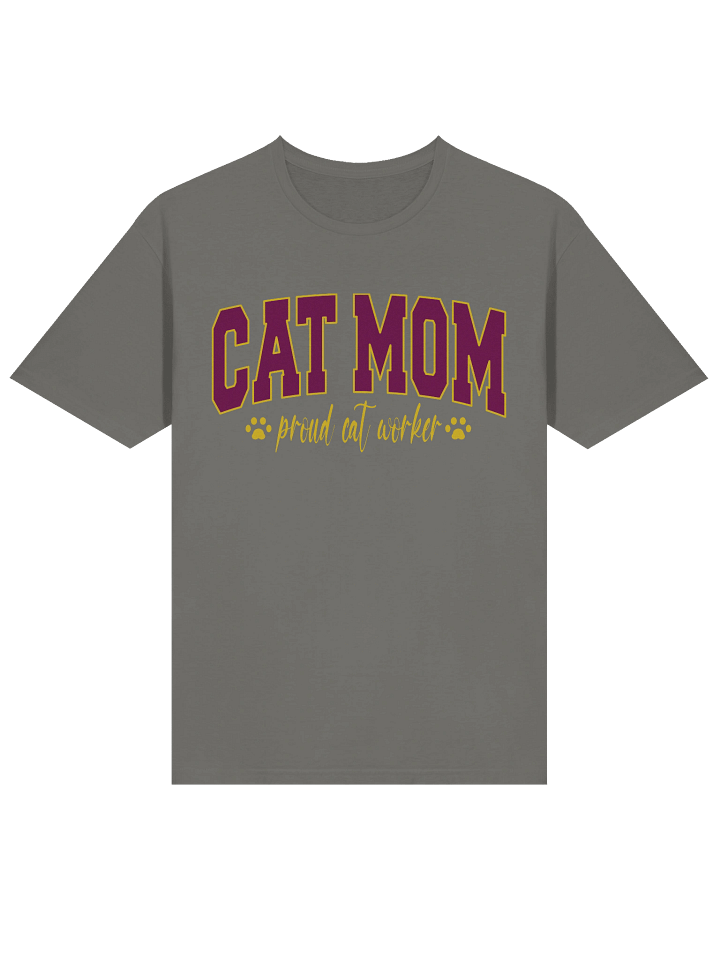 Cat Mom (proud cat worker) - Unisex Adult Super Soft Lightweight T-shirt product image (17)