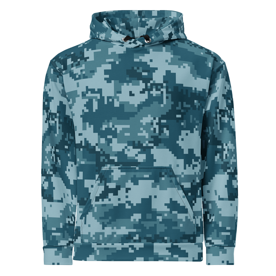 Pixelated Sky Unisex Camo Hoodie product image (1)