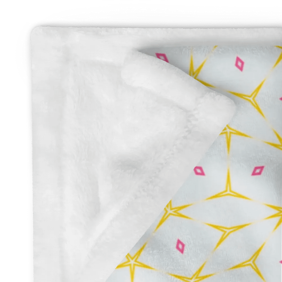 Yellow & Pink Octagonal Diamond Throw Blanket product image (12)