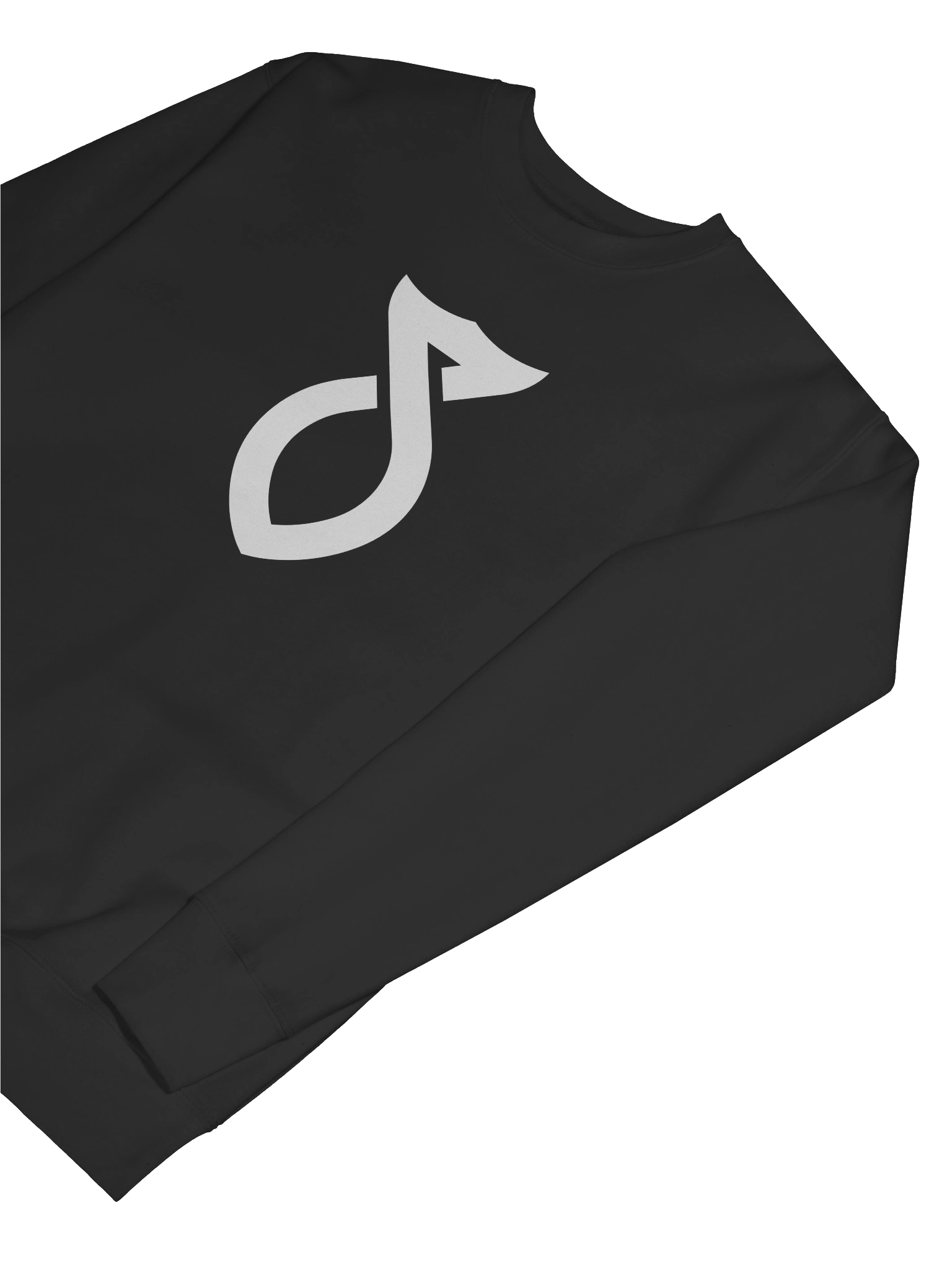 White on Black Sweatshirt product image (7)