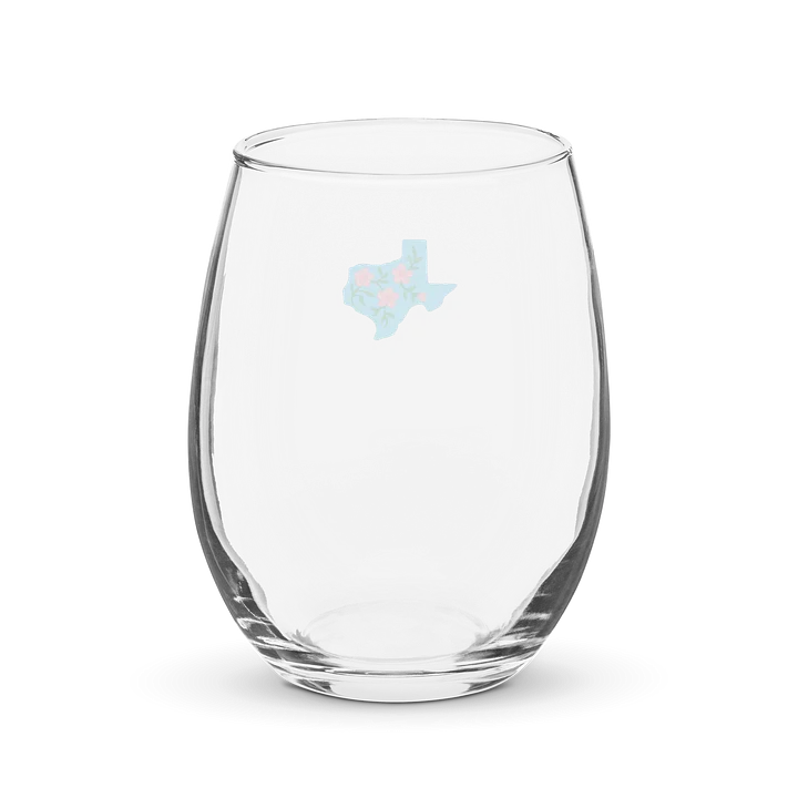 Texas Floral Stemless Wine Glass product image (2)
