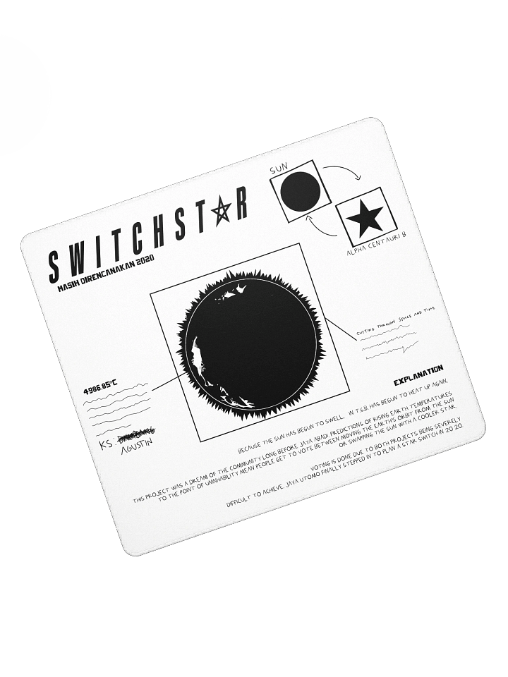 DESKMAT | SWITCHSTAR (WHITE EDITION) product image (1)