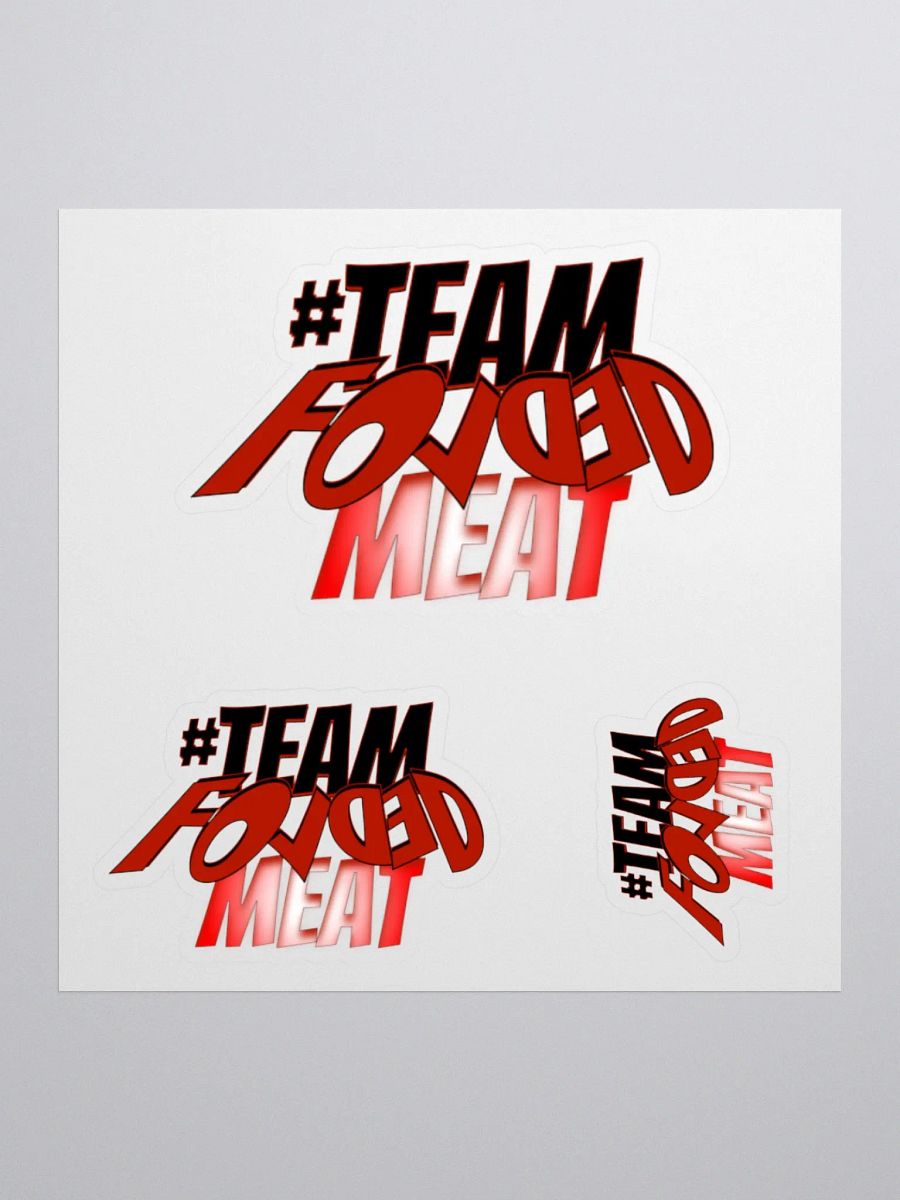 #TEAM FOLDED MEAT Sticker Pack product image (3)