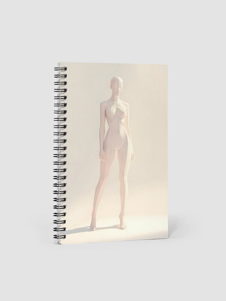 Minimalist Low Poly Mannequin Figure Notebook product image (1)