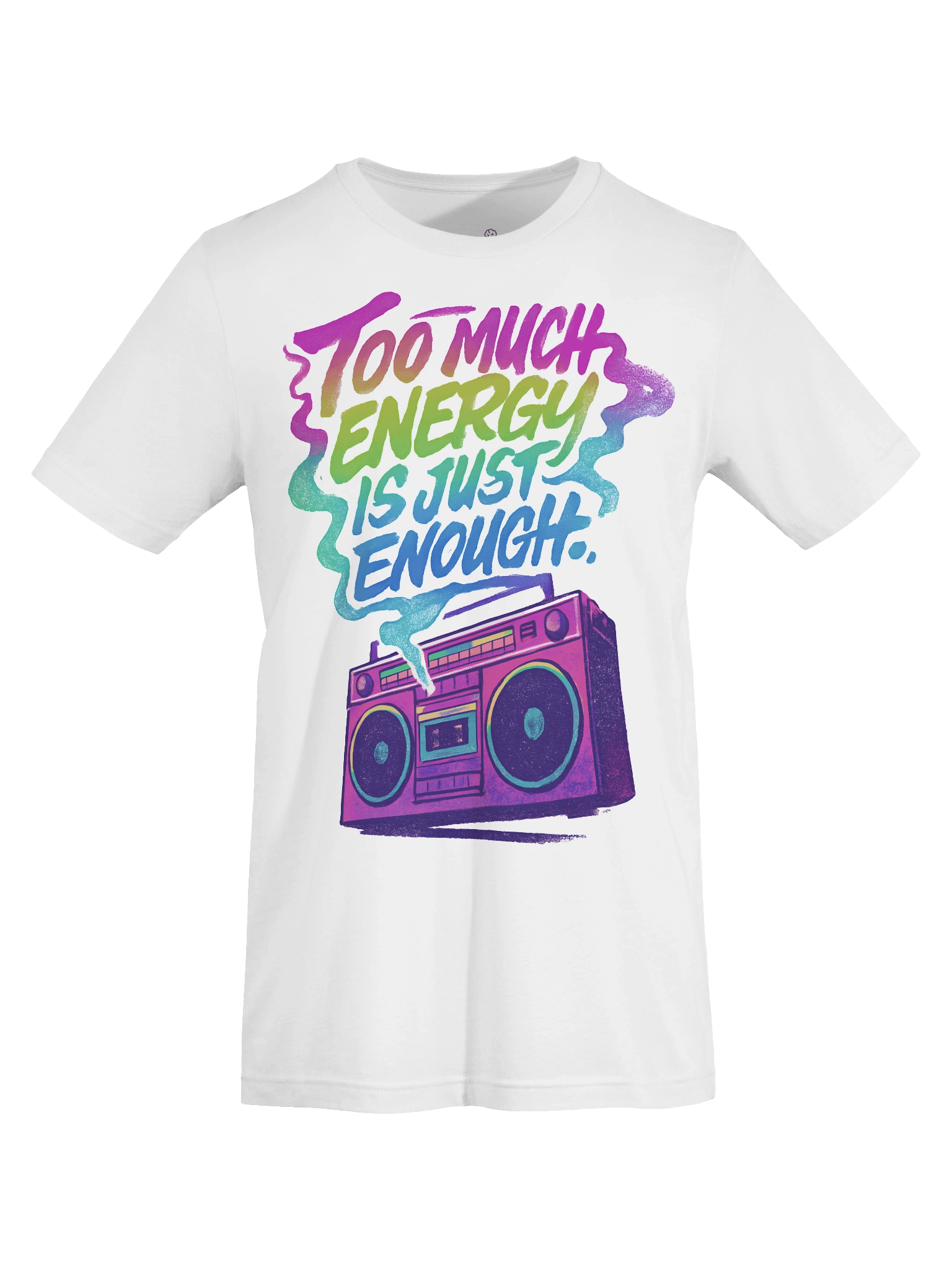 Vibe Heavy T-Shirt | Retro 80s Hip-Hop Overthink Wear Tee product image (7)