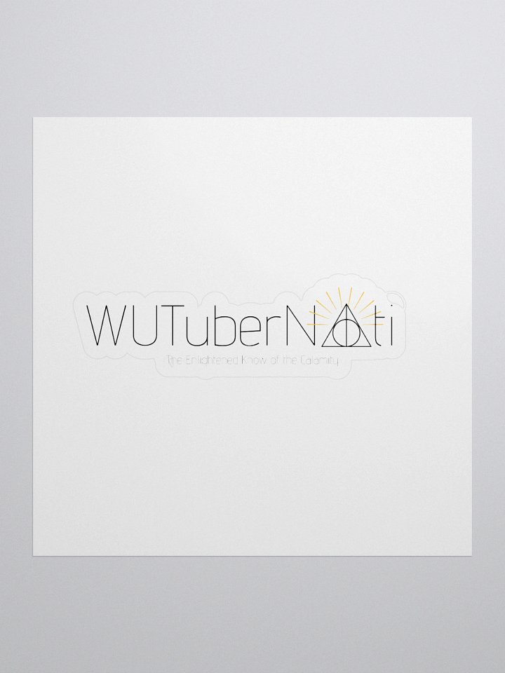 WUTubernati Kiss Cut Sticker 3 x 3 product image (1)