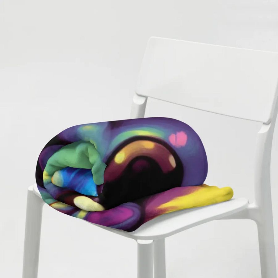 Starry Nights with Cute Cthulhu Blanket product image (19)