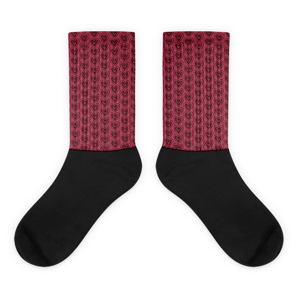 Heartfelt Affection Sublimated Socks product image (1)