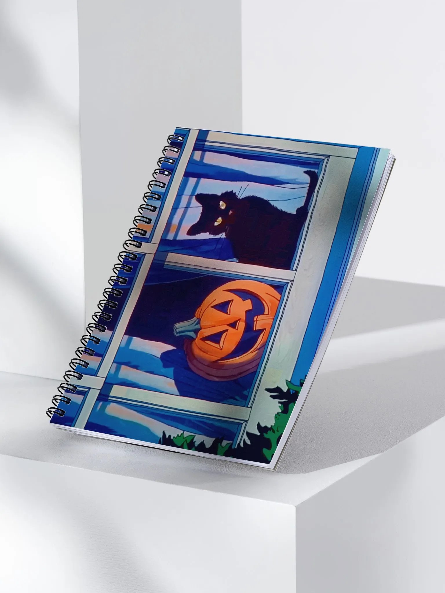 Jack O’Lantern & Black Cat Notebook/Journal product image (3)